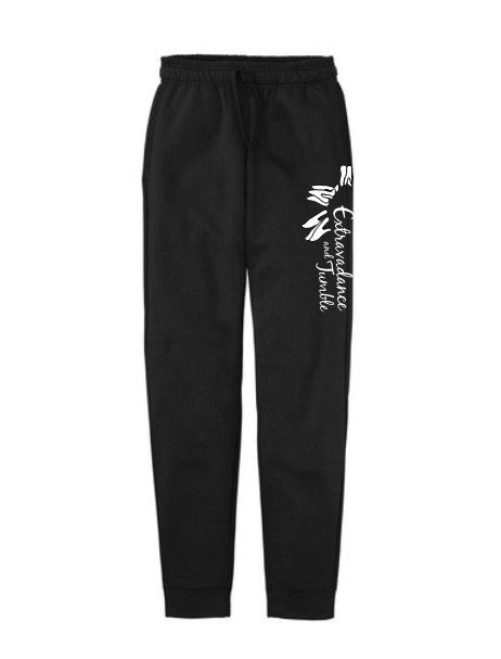 Jet Black Joggers