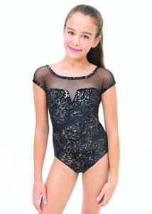 Mesh Yoke Leotard 11465W