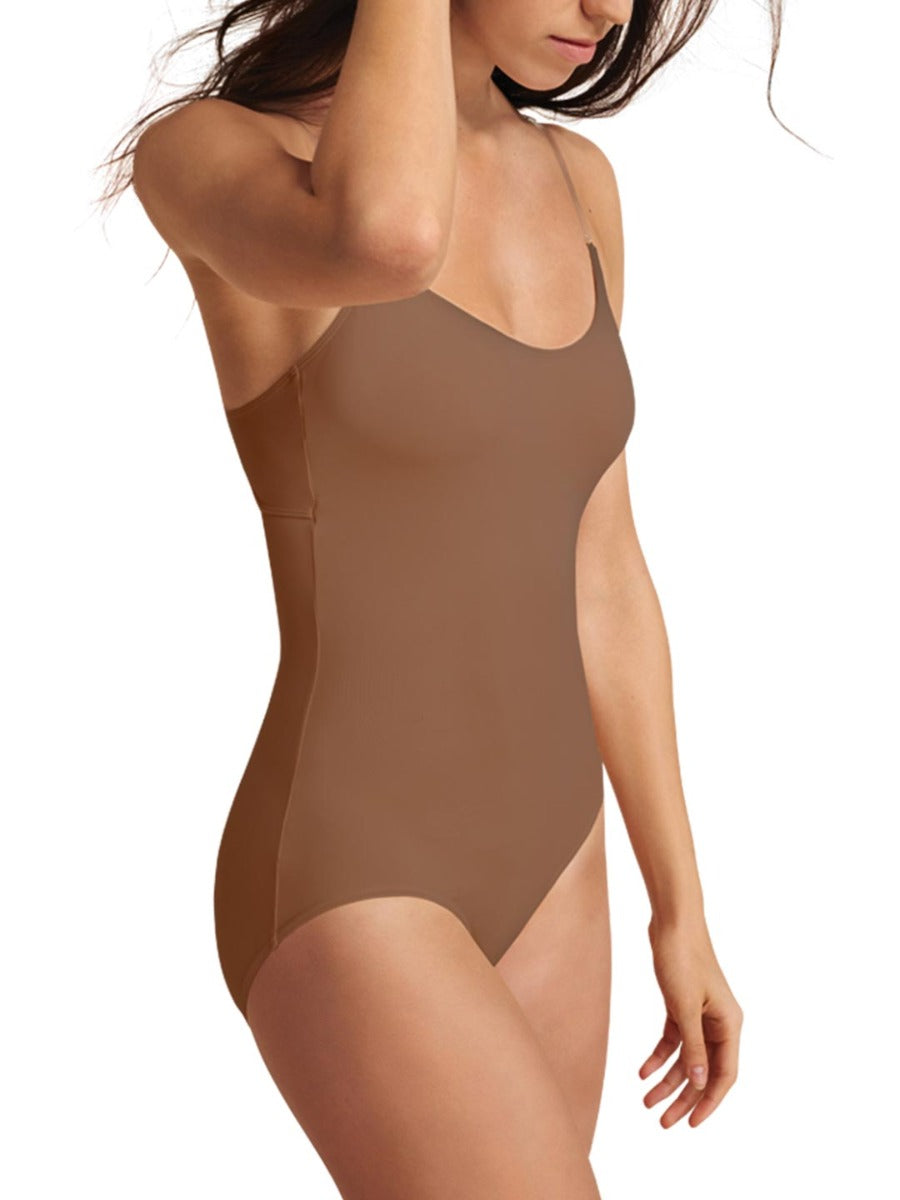 AM Capezio women's leotard with built in bra and adjustable back and  straps.